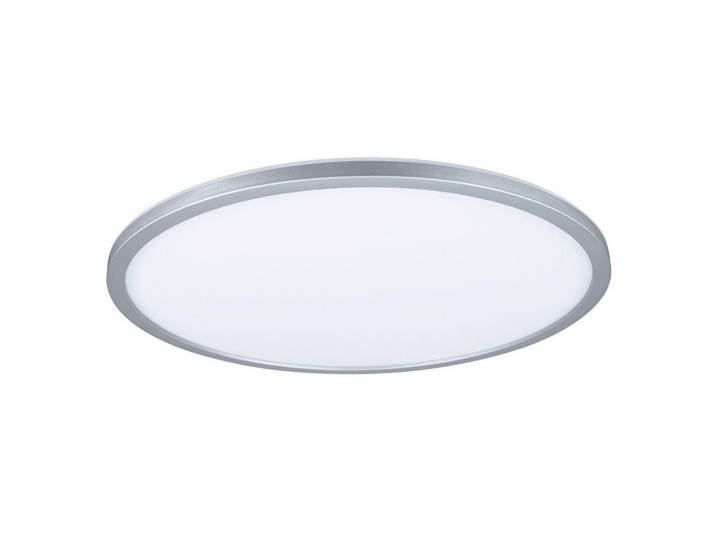 Paulmann Led-Paneel, Chromfarben, Kunststoff, 420 mm, rund, 42x2.8x42 cm, Lampen & Leuchten, LED Beleuchtung, LED-Paneele