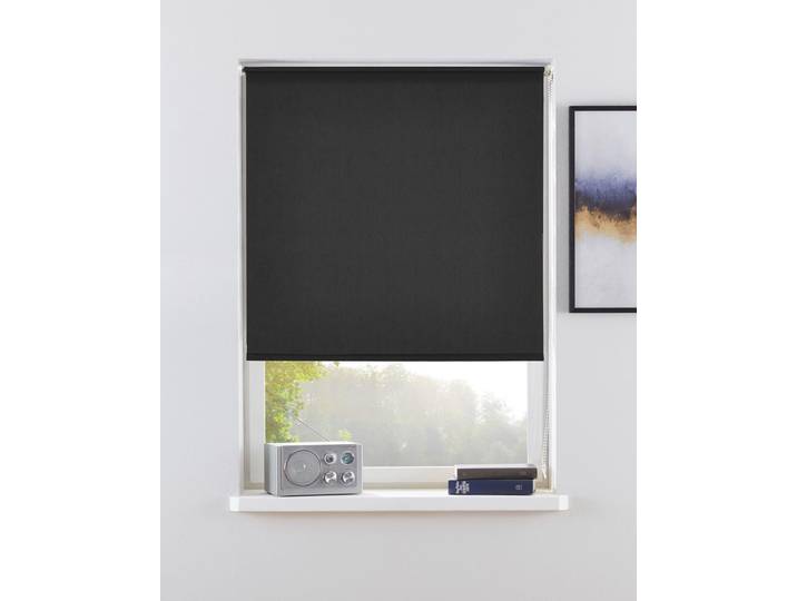Rollo GOODPRODUCT THEMSE Gr. 2, grau (dunkelgrau), B:50cm H:150cm, Polyester, Rollos, Rollo, Bestseller, Rollo Fenster, Seitenzugrollo, Verdunkelung