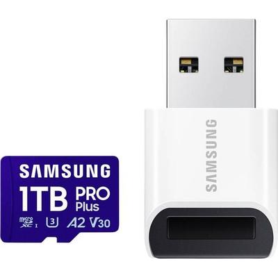 Samsung microSD Card PRO Plus (2023) miniSDXC-Karte Retail 1TB Class 10, UHS-Class 1, Class 3 UHS-I, v30 Video Speed Class, A2