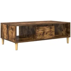 vidaXL Couchtisch Geräucherte Eiche 102 x 55 x 35 cm Holzwerkstoff