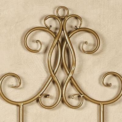 Touch of Class Kaya Four Plate Rack, Four Plate, Gold
