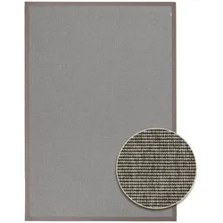 In- und Outdoorteppich NATURINO S2 Rips - Grau - 67x133cm