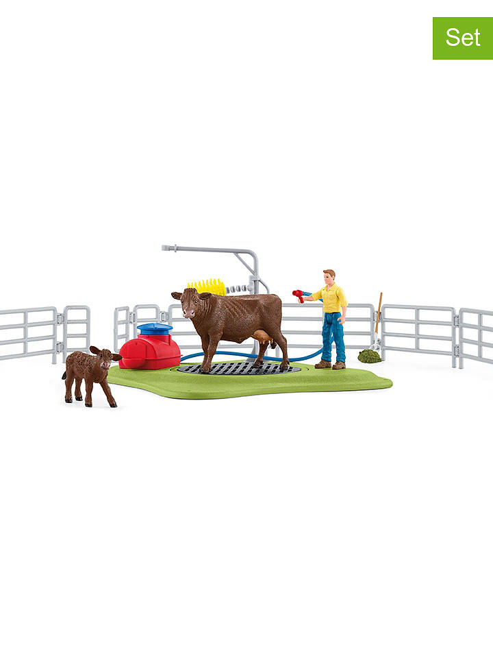 Schleich 25tlg. Spielset "Happy Cow Wash - 42529" - ab 3 Jahren - onesize