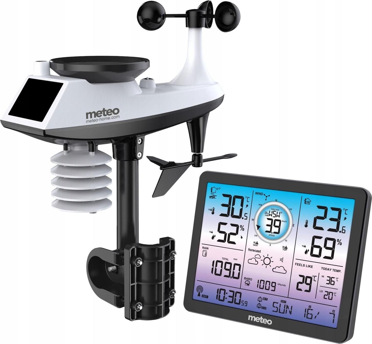 MST Weerstation met wind- en neerslagmeter