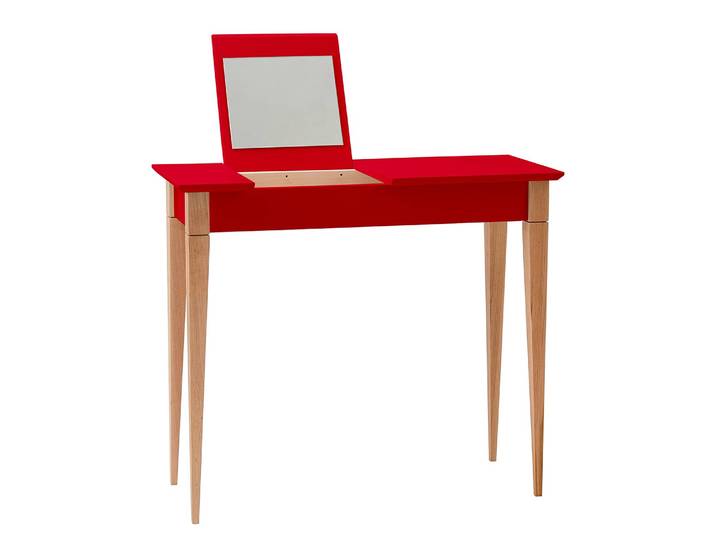 Schminktisch 85cm Rot/Rot