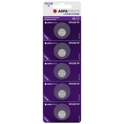 AgfaPhoto Knopfzelle CR1220 3 V 5 St. Lithium 150-803210