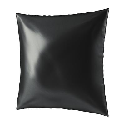 Dekokissen AILORIA "Kopfkissenbezug aus Seide BEAUTY SLEEP (80x80)", schwarz (midnight schwarz), 1 Stk., Obermaterial: 100% Seide silk., Bettwäsche