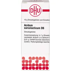 Acidum Sarcolacticum D6 Globuli 10 G