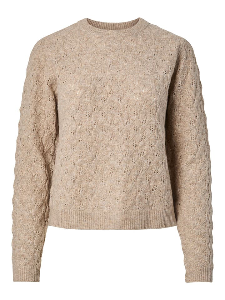 Pieces Pullover in Beige - M