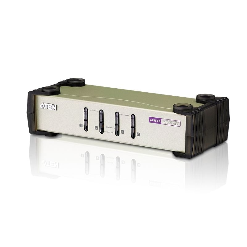 Aten CS84U KVM Switch 4-fach PS/2 oder USB 14.01.6312