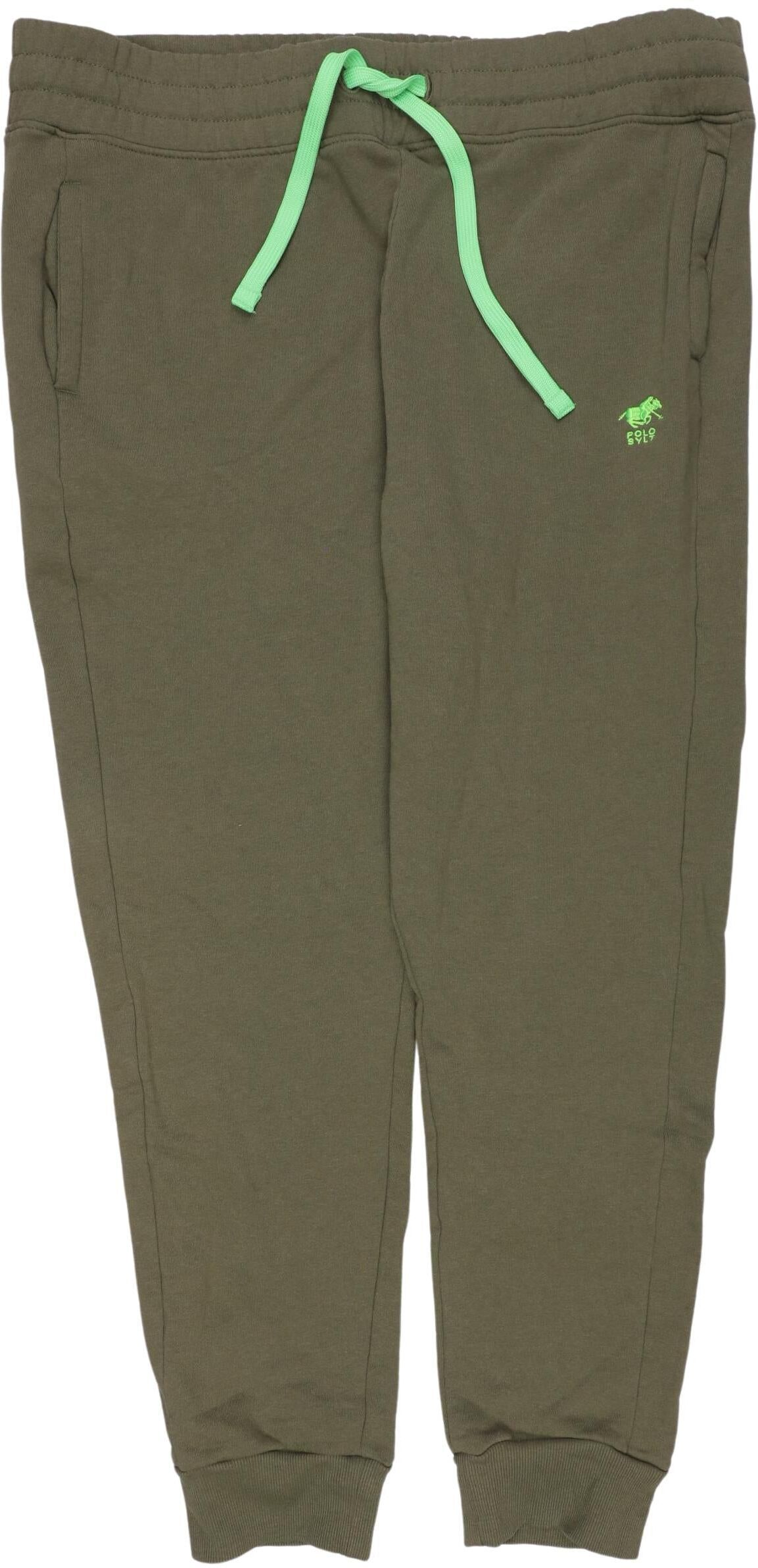 Polo Sylt Herren Stoffhose, Neon, Gr. XL, Synthetik / Baumwolle - Second Hand