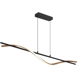 Hängeleuchte Pendelleuchte Esszimmerlampe Verstellbar Schwarz LED H 120 cm