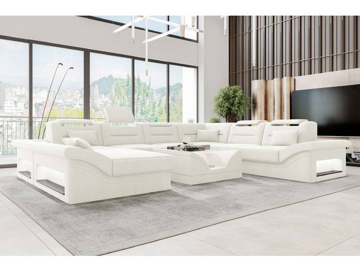 XXL Wohnlandschaft Enzo Stoffsofa