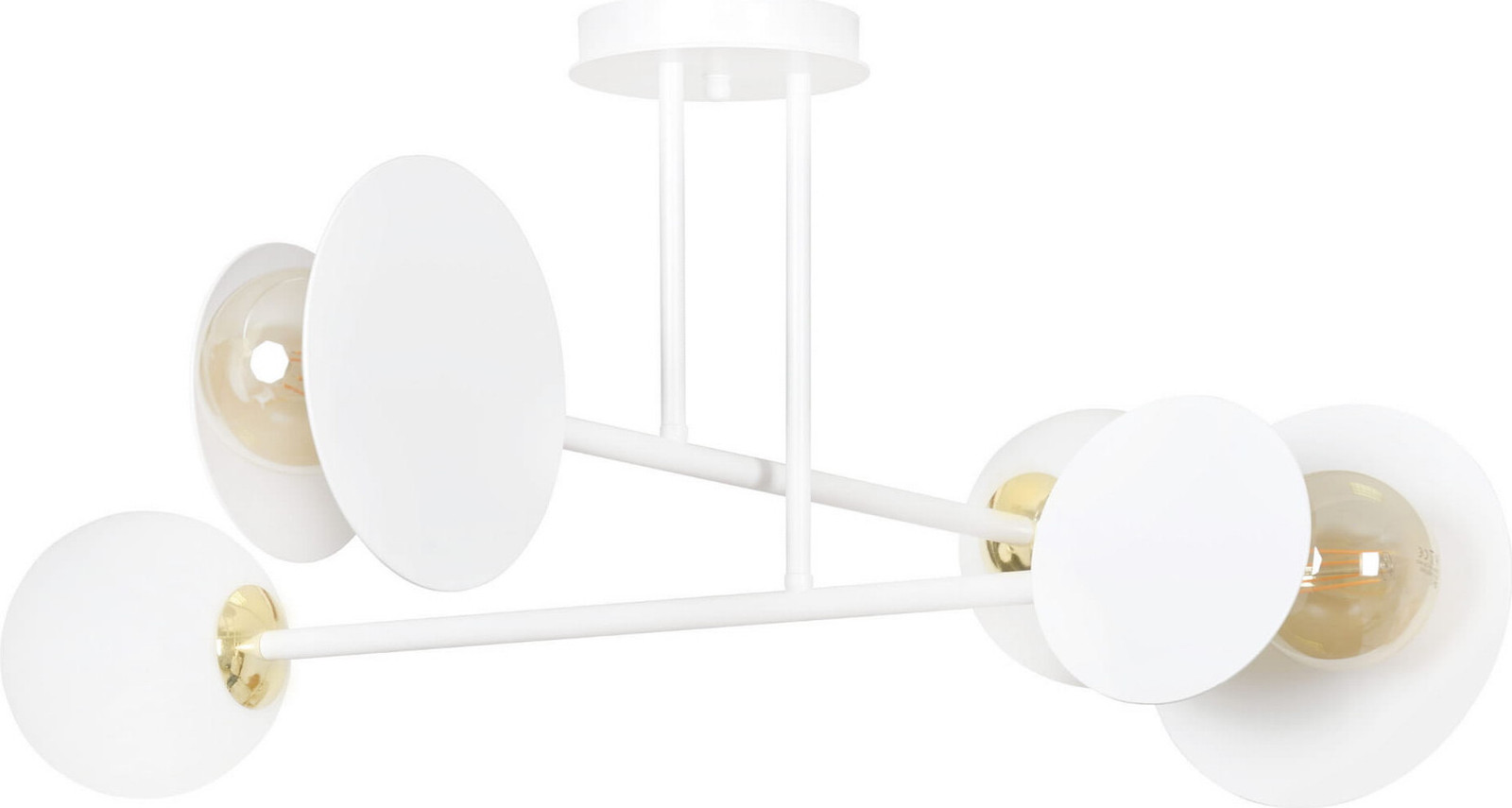 Emibig Minerva Plafondlamp Wit - 4x E27 60W