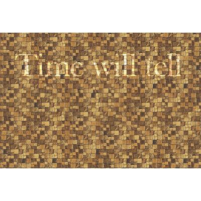 Fototapete ARCHITECTS PAPER "Atelier 47 Gold Amber", gelb (beige, braun, gelb), B:4m L:2,7m, Vlies, Tapeten, Vlies, Wand, Schräge, Decke