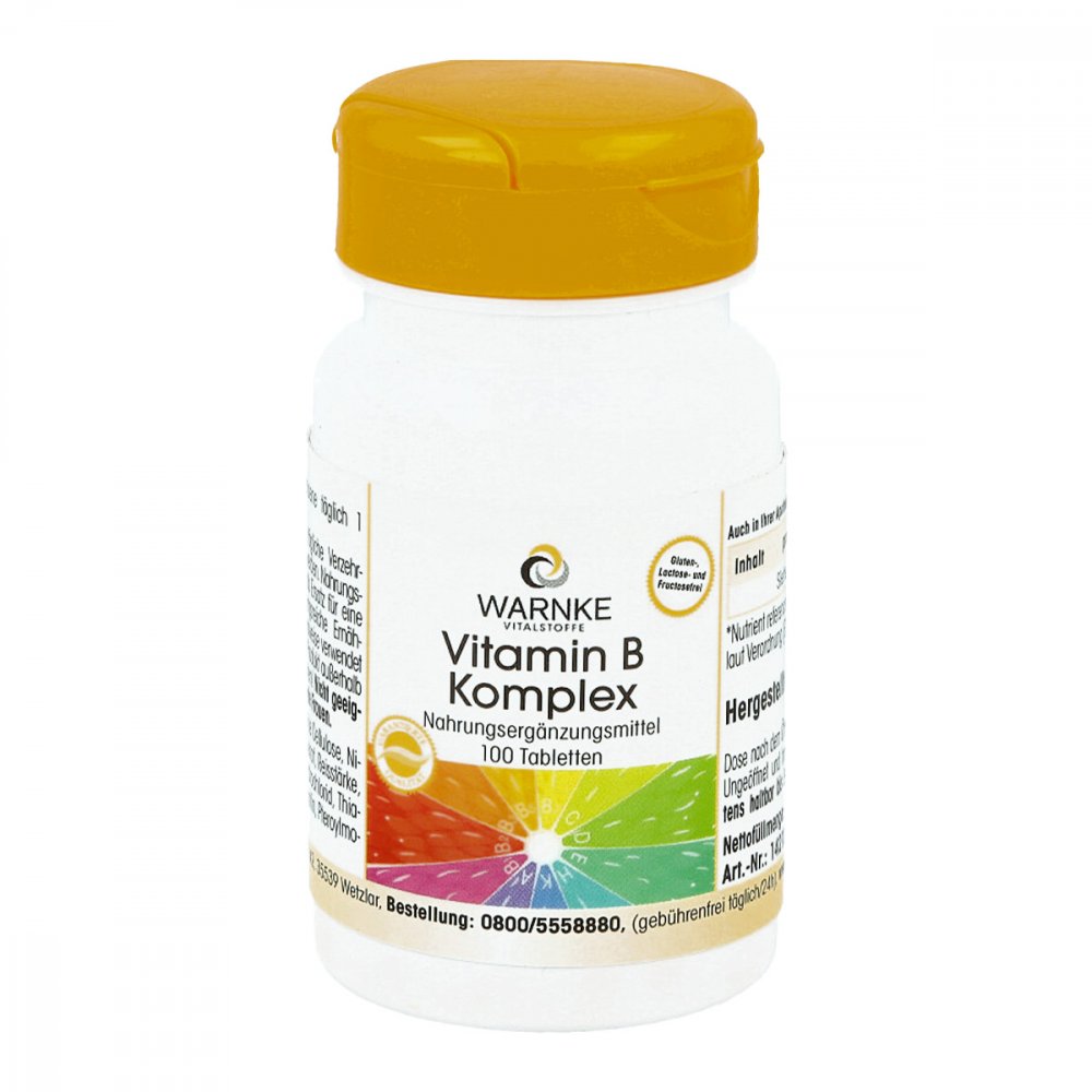Warnke Vitalstoffe GmbH Vitamin B Komplex Tabletten 02204439