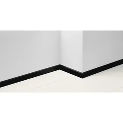 Parador SL 3 Sockelleiste Dekorfolie Uni schwarz D002 2200x16x40 mm