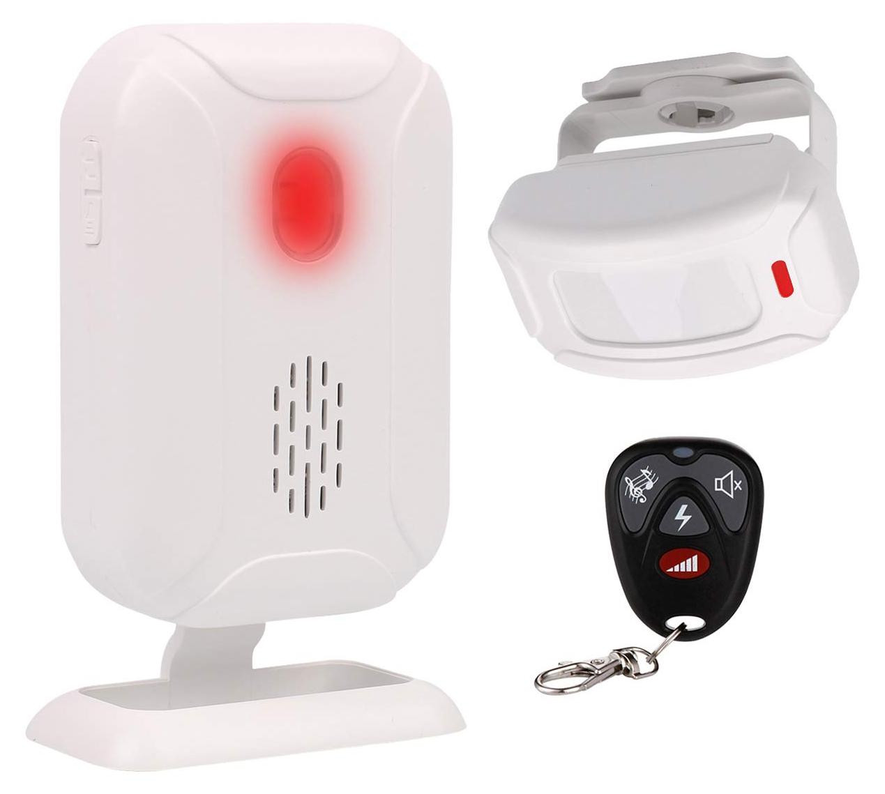 Selius Bewegingsmelder Alarm - Wit - 12 Volt - Infrarood Sensor
