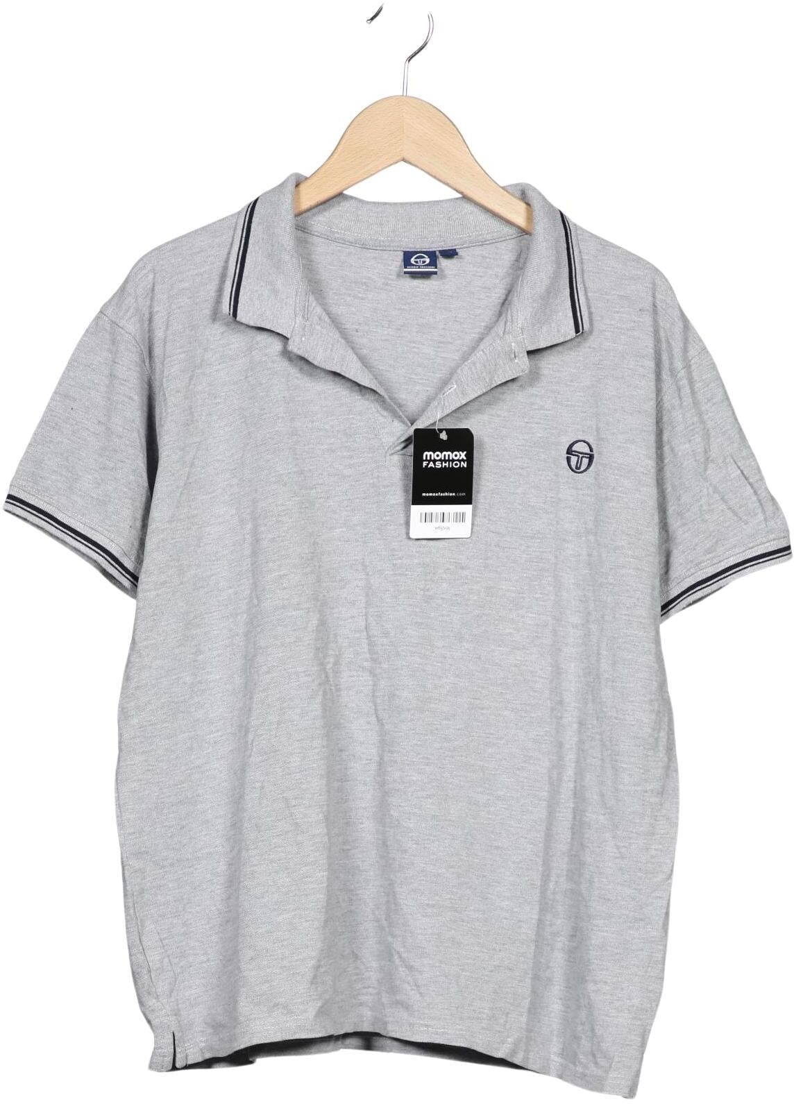 Sergio Tacchini Herren Poloshirt, Grau, Gr. Xxl, Baumwolle - Second Hand