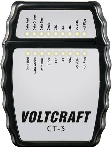 VOLTCRAFT Kabeltester CT-3 CT-3 Geeignet für HDMI-Kabel Typ A