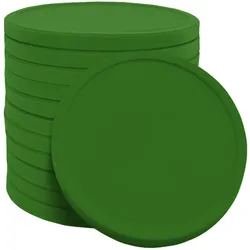 CombiCraft  biologisch abbaubare Wertmarken Grün - Durchmesser 29mm - 100 Stück