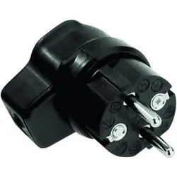 BACHMANN Vollgummi-Winkelstecker sw 919.171