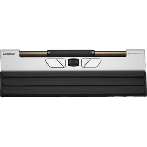 Contour Maus RollerMouse Go wireless, CDRMGO10000, 5 Tasten, 4000 dpi, kabellos, silber
