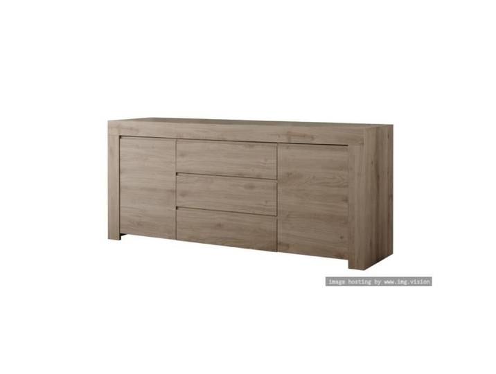 Buffet bas CAPRI chêne foncé