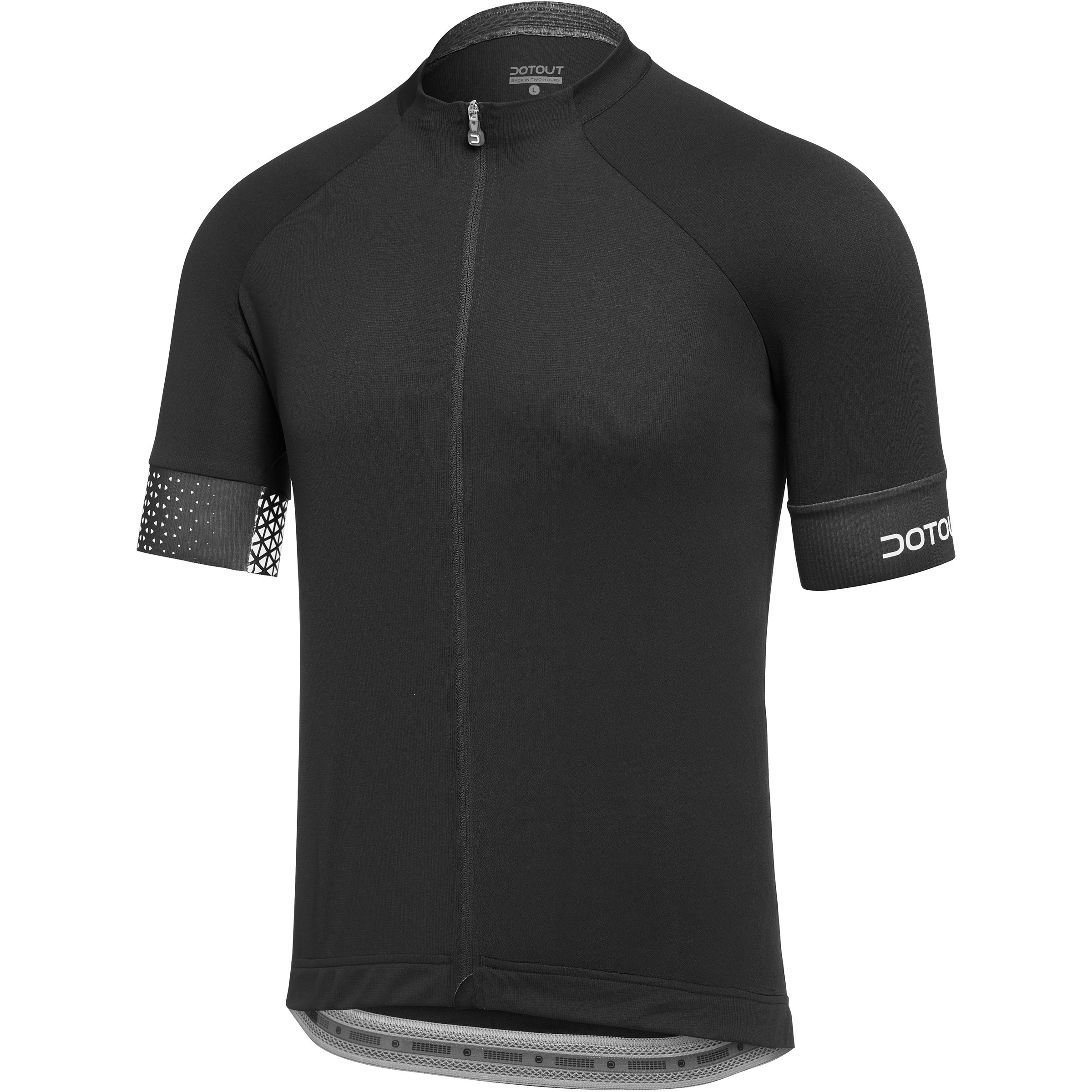Dotout Tour 2.0 Trikot Herren Radtrikots schwarz Größe L Rennrad Elastisch
