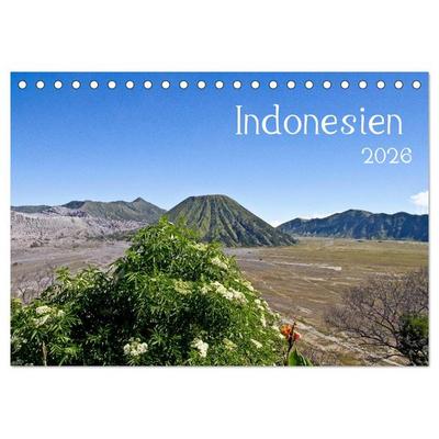 Indonesien (Tischkalender 2026 DIN A5 quer), CALVENDO Monatskalender
