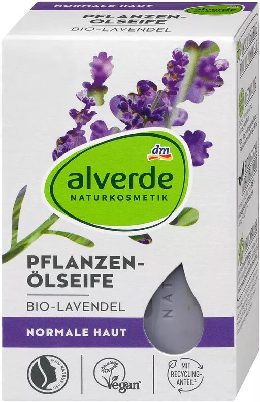 Alverde - Pflanzenölseife Lavendel, 100 g