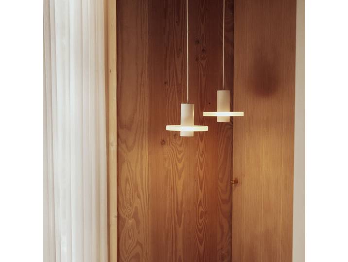 Suspension Flake, blanc mat, Ø 19 cm, à brancher - FRANDSEN - Cuisine - Design - Plastique - À ampoule unique