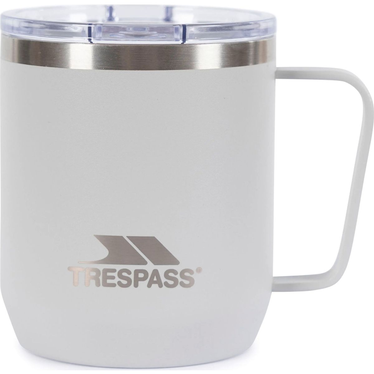 Trespass Nooper- Stainless Steel MUG With LID platinum (PLT) EACH UUACMITR0232_PLT_EACH