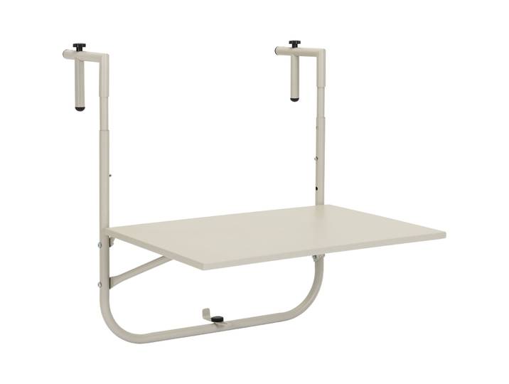 Gartentisch Christian beige Stahl B 60 T 43 cm - Gartentisch - Wetterfeste Gartenmöbel & Accessoires