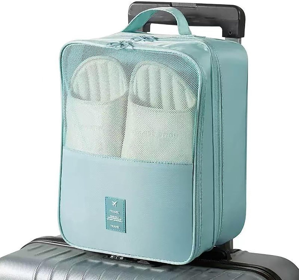 Waterdichte en stofdichte schoenentassen voor reizen, C-Blauw