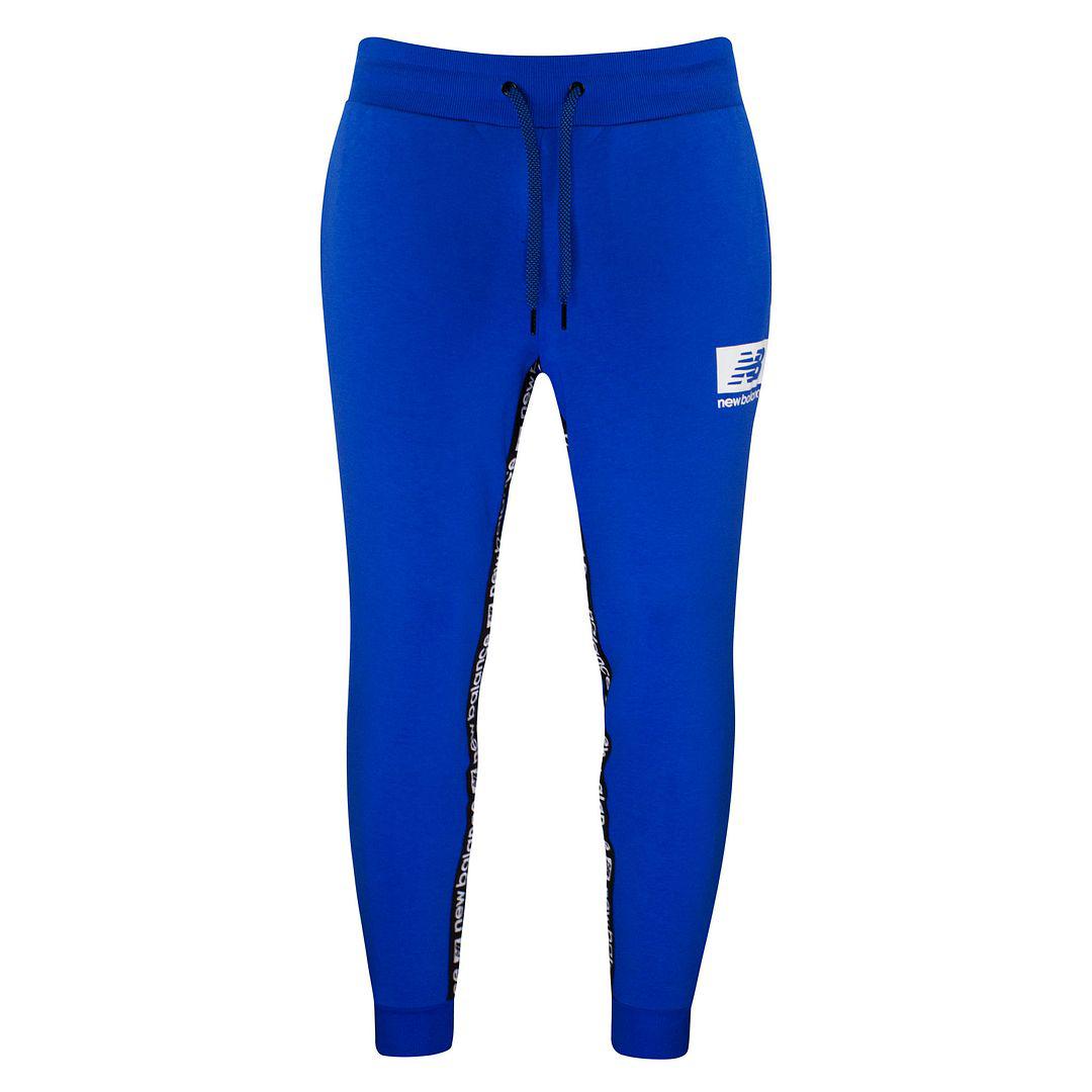 Neue Balance Stretch Taille Blue Essential ID Herren Fleece Track Hosen MP13508 LSB