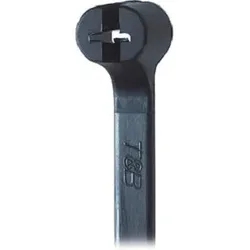 ABB Kabelbinder 92x2,4mm schwarz UV-beständig Stahlnasenv. 8 TY23MX