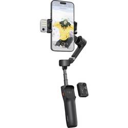 Hohem V3 BLK Gimbal elektrisch 1/4 Zoll Schwarz Bluetooth, integrierter Akku, Integriertes Stativ, inkl. Smartphonehalter HPG-V3 BLK