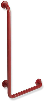 Hewi 801 poignée coudée 801.22.1S33 600-1100 x 300-850 mm, rubinrot