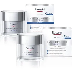 Eucerin Anti-Age HYALURON-FILLER Tagespflege und Nachtpflege Routine Set 1 Sparset