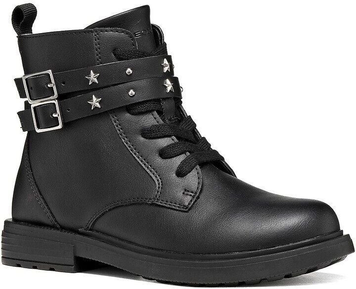 GEOX Bottines à lacets et boucle, ECLAIR