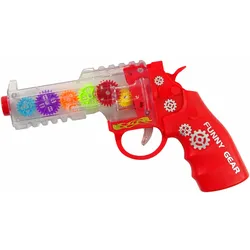 Farbige Waffe leuchtet Rot