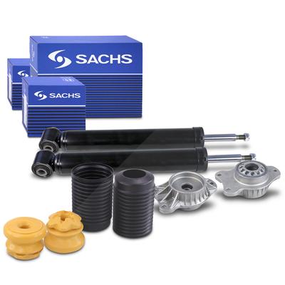 Bestprice 2x Stoßdämpfer + SACHS Domlager + SACHS Staubschutzsatz hinten [Hersteller-Nr. 42060888] für BMW
