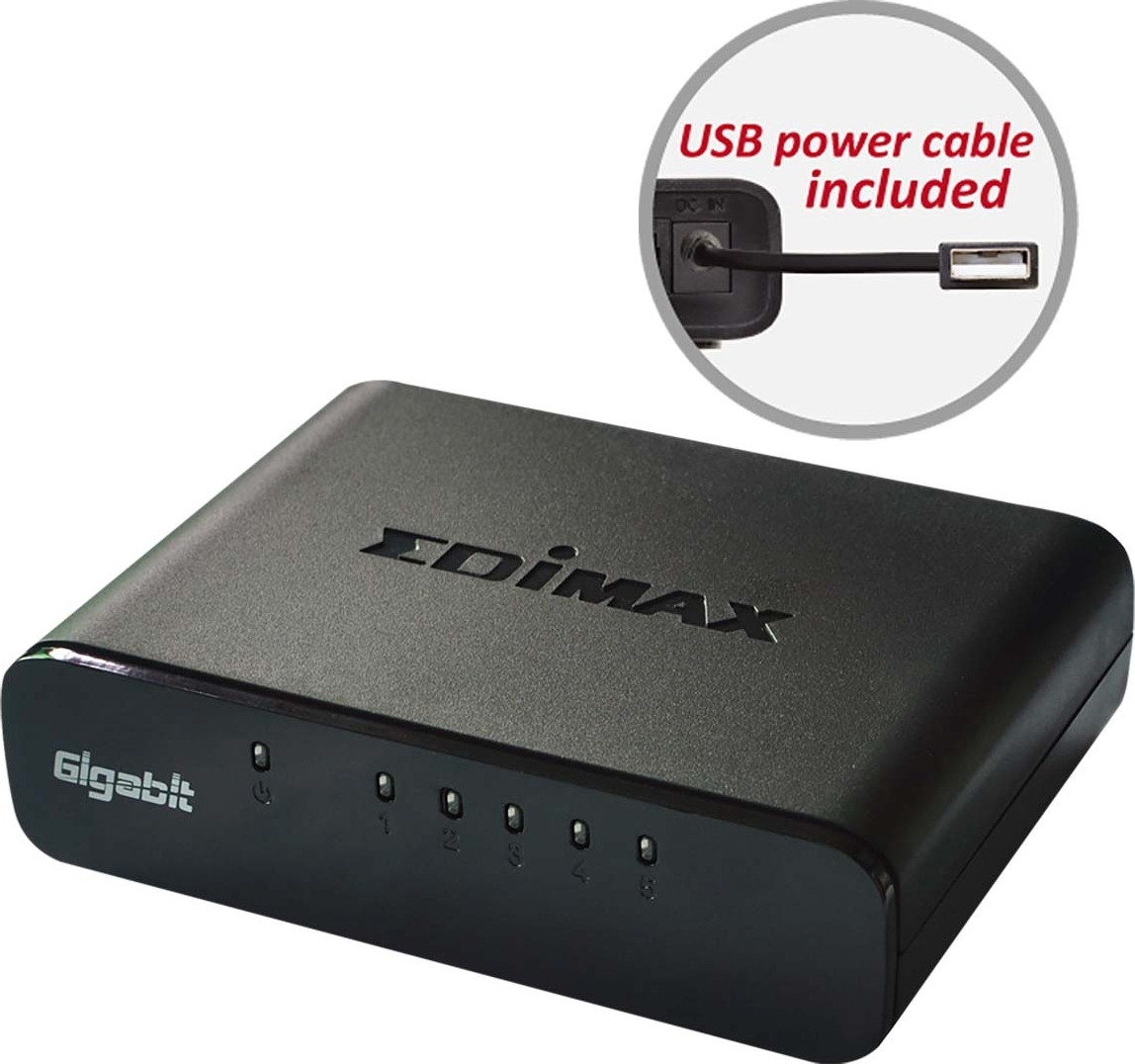 Edimax ES-5500G V3 5-poorts Gigabit switch