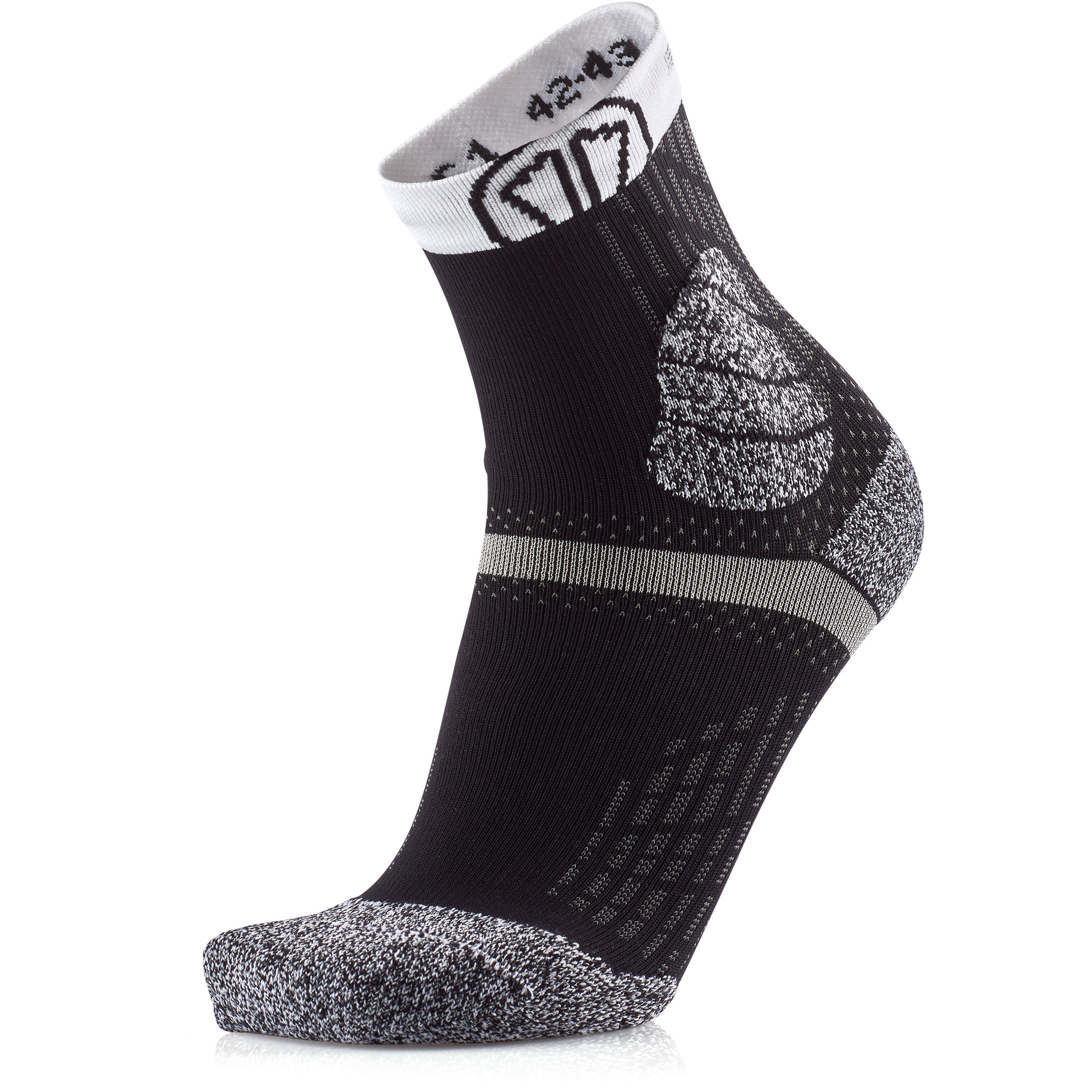 Sidas Trail Protect Laufsocken schwarz Größe 42 Trailrunning | Laufen Elastisch