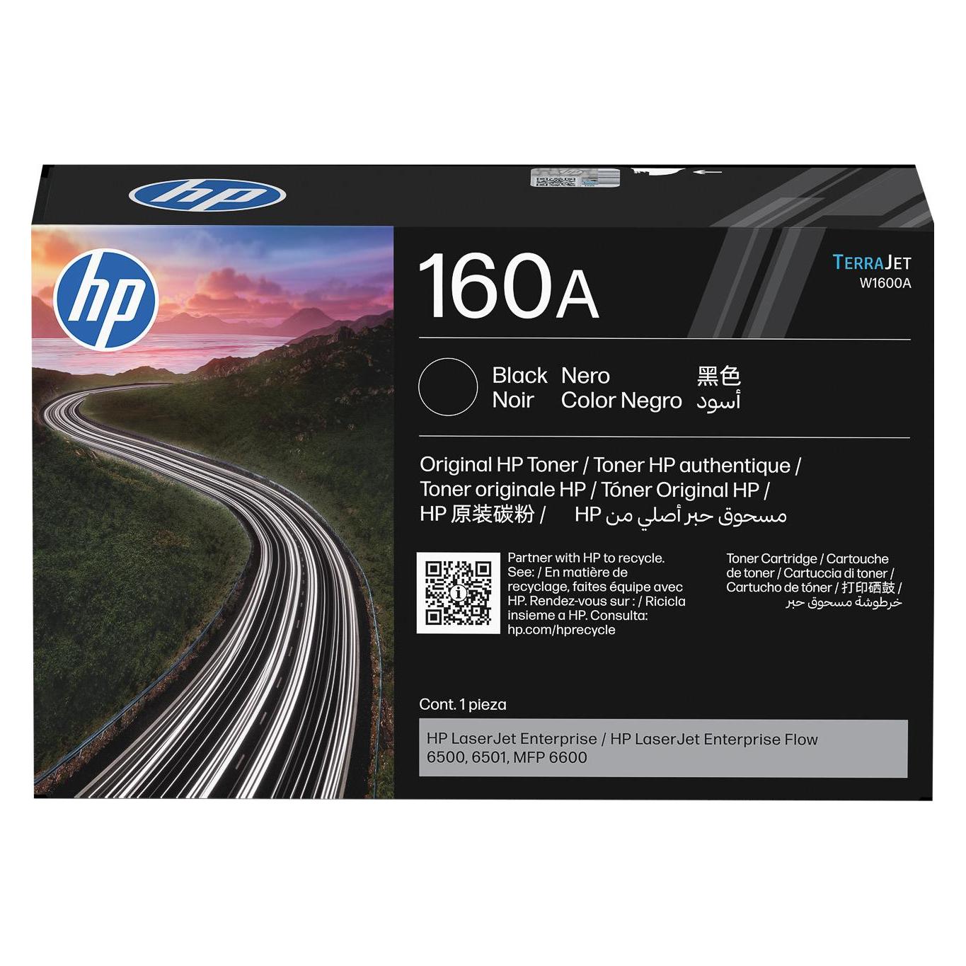 HP 160A Schwarz Original LaserJet Tonerkartusche (BK) (W1600A)