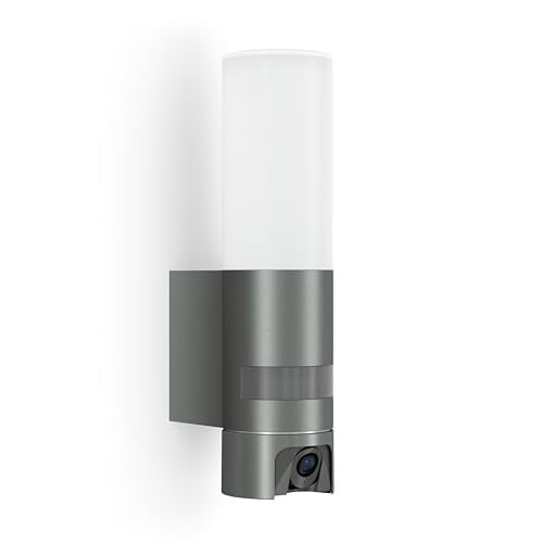 Steinel LED-buitenlamp met bewegingssensor en camera, grijs/zwart, aluminium en glas