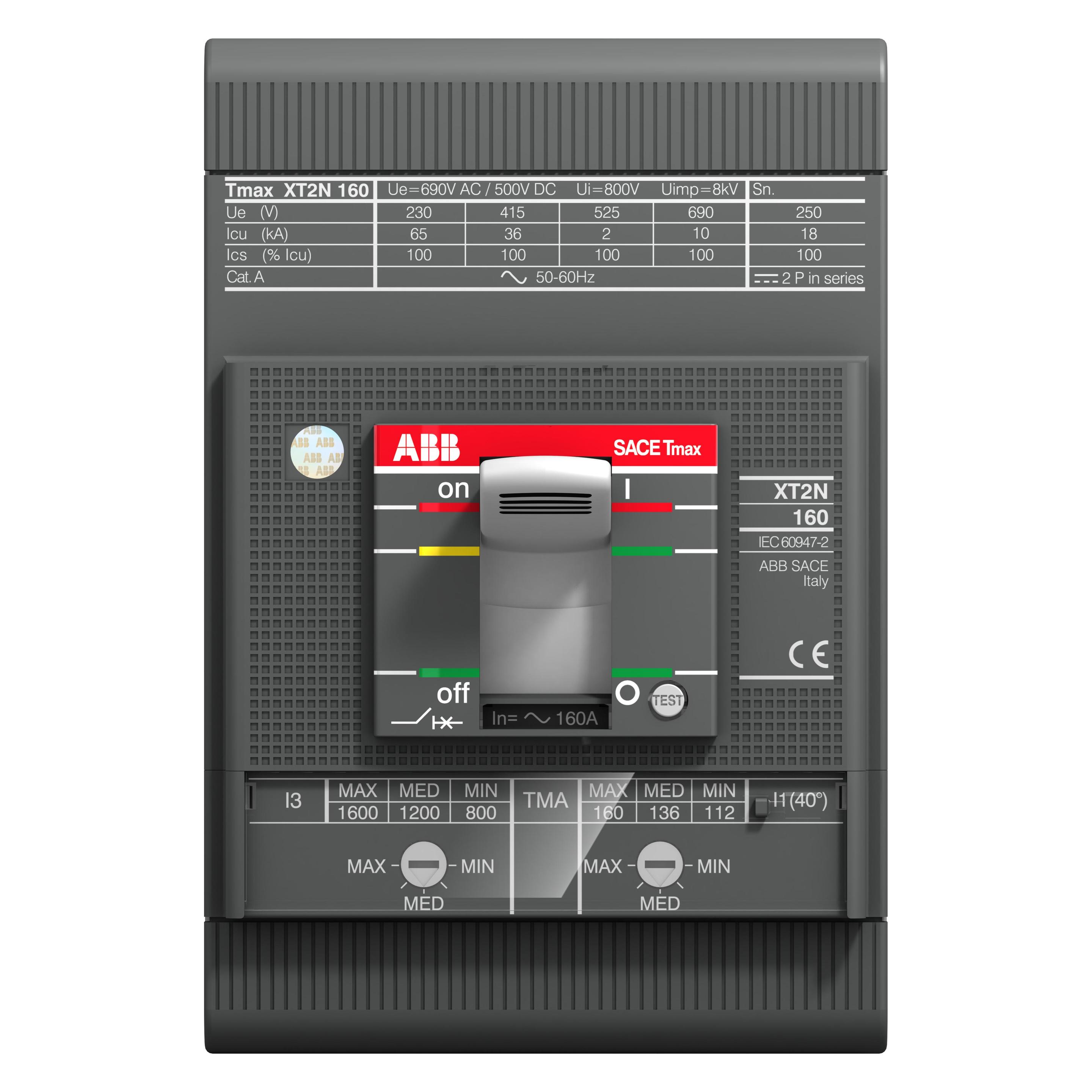 ABB Leistungsschalter (XT2N125TMA100-500..10003pFFUL/CSA-ABB-)
