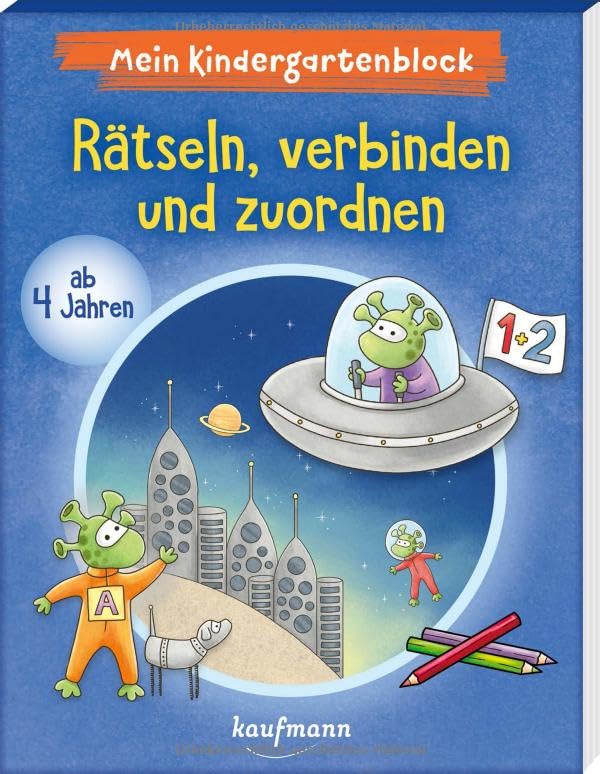 Klara Kamlah - Mein Kindergartenblock - Rätseln, verbinden und zuordnen: ab 4 Jahren (Kindergarten - Kindergartenblock ab 4: Ein Übungs- und Rätselblock mit Übungen für Kinder im Kindergartenalter) - Preis vom 11.10.2026 03:10:56 h