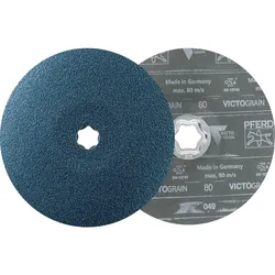 PFERD TOOLS COMBICLICK Fiberscheibe VICTOGRAIN Höchstleistung auf Stahl - 64118180
